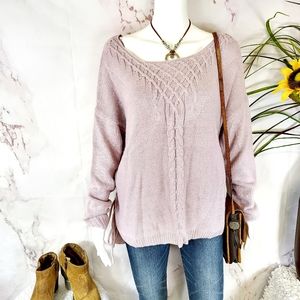 ASOS Freshman super soft knit lilac color sweater